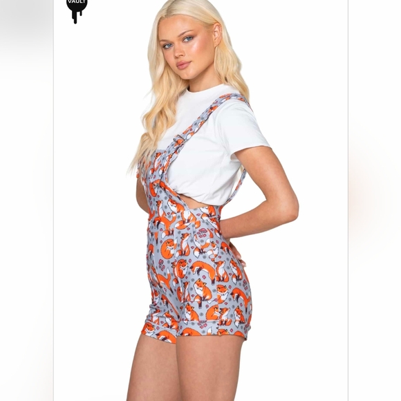 NWT BLACKMILK For Fox Sake Short Overalls - Picture 3 of 9